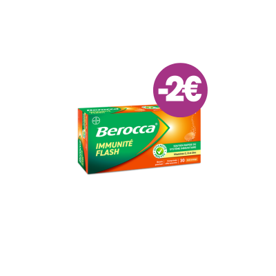 -2€ Berocca immunité flash bayer
