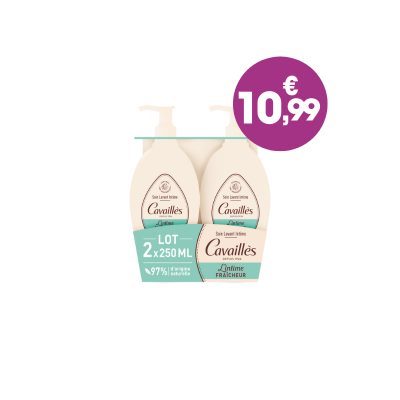 10,99€ Gel intime 2x250 ml cavaillès 