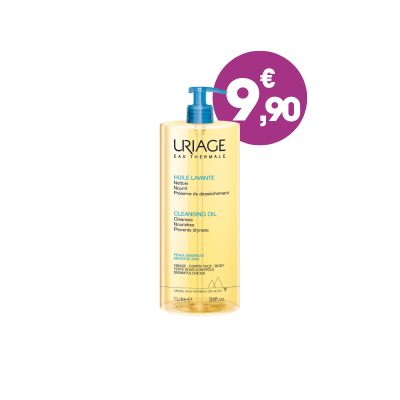 9,90€ huile lavante 1L uriage 