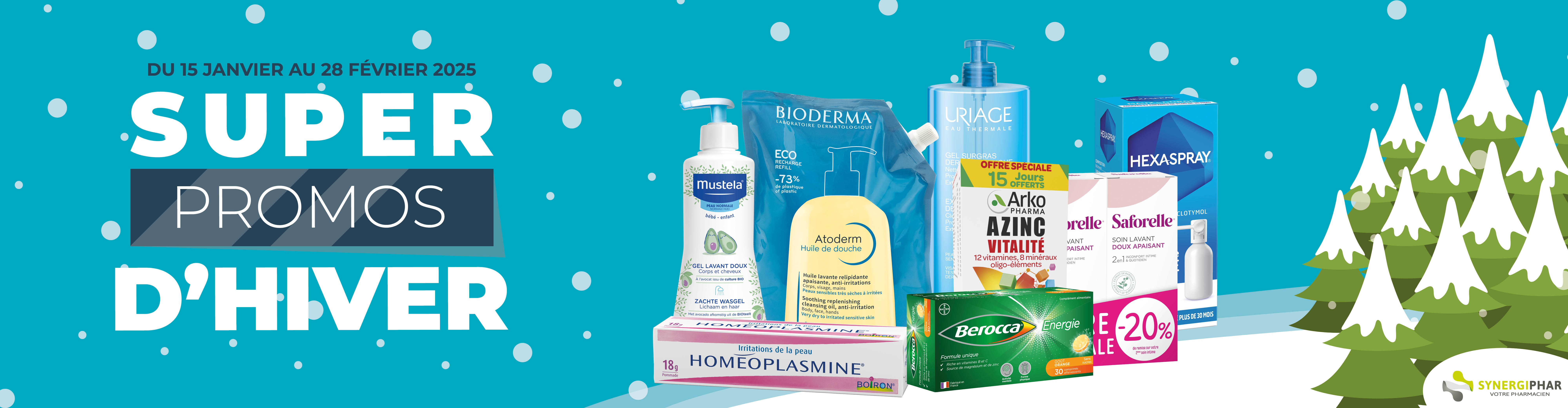 Promotions produits en pharmacie de janvier à février 